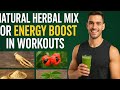Natural Herbal Mix for Energy Boost in Workouts