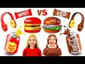 Rich vs Poor | Expensive vs Cheap Chocolate Competition by RATATA COOL