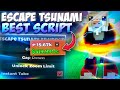 Escape Tsunami For Brainrots Script 🌊 — Auto Farm, God Mode, Remove Tsunami, TP Gap &amp; More!