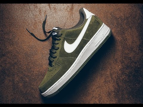 nike air force khaki suede