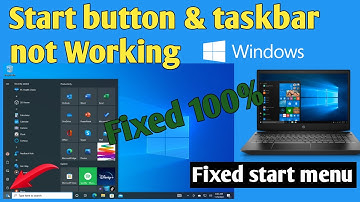 Start Button is Not Working in Window 10 | Start Menu Not Working Problem Resolved ?