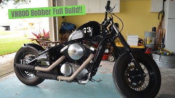 VN800 Bobber Full Build, 1st one!!!