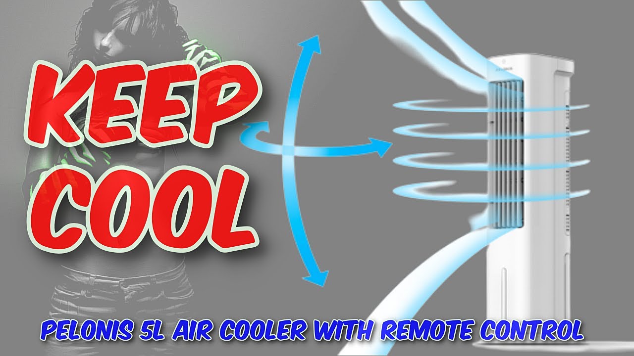 PELONIS 5L Air Cooler with Remote Control Review YouTube