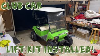 Club Car 6” Lift Kit Install