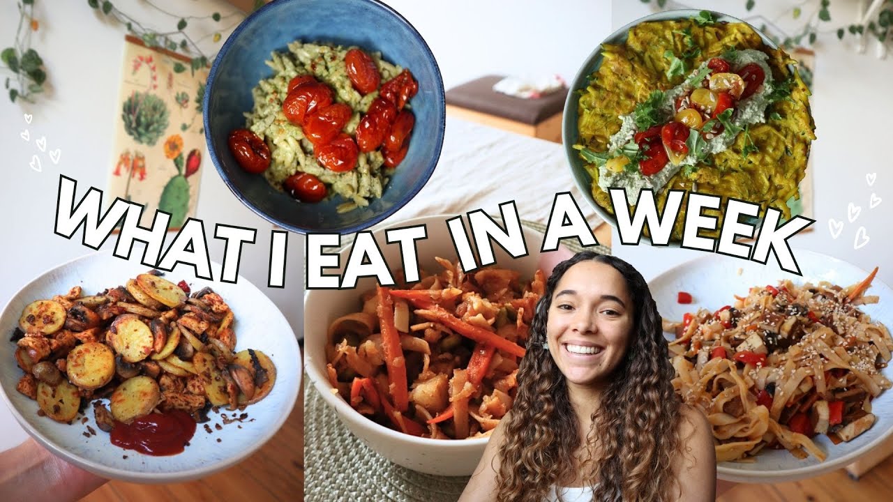 Was ich in einer faulen Woche esse | Food Diary| Vegan | Schnell und Einfach