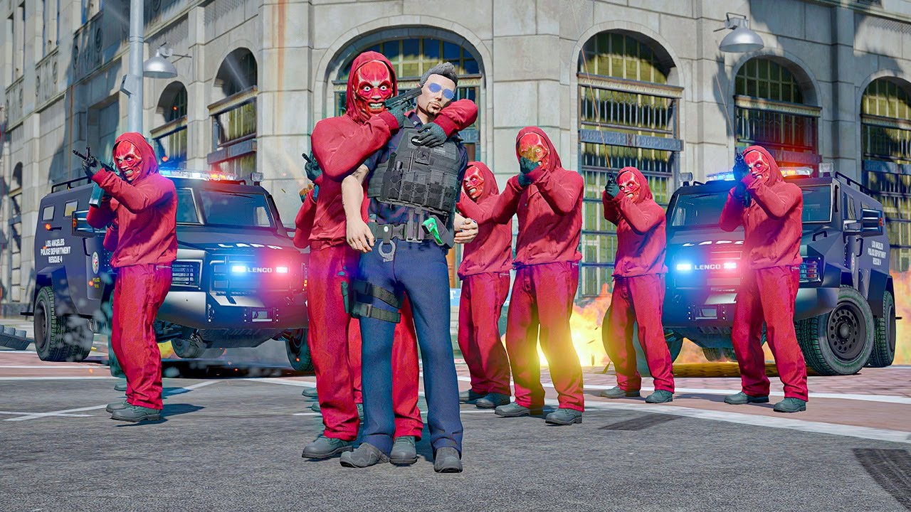 RIESEN BANKRAUB MIT 107! | GTA 5 Real Life Online