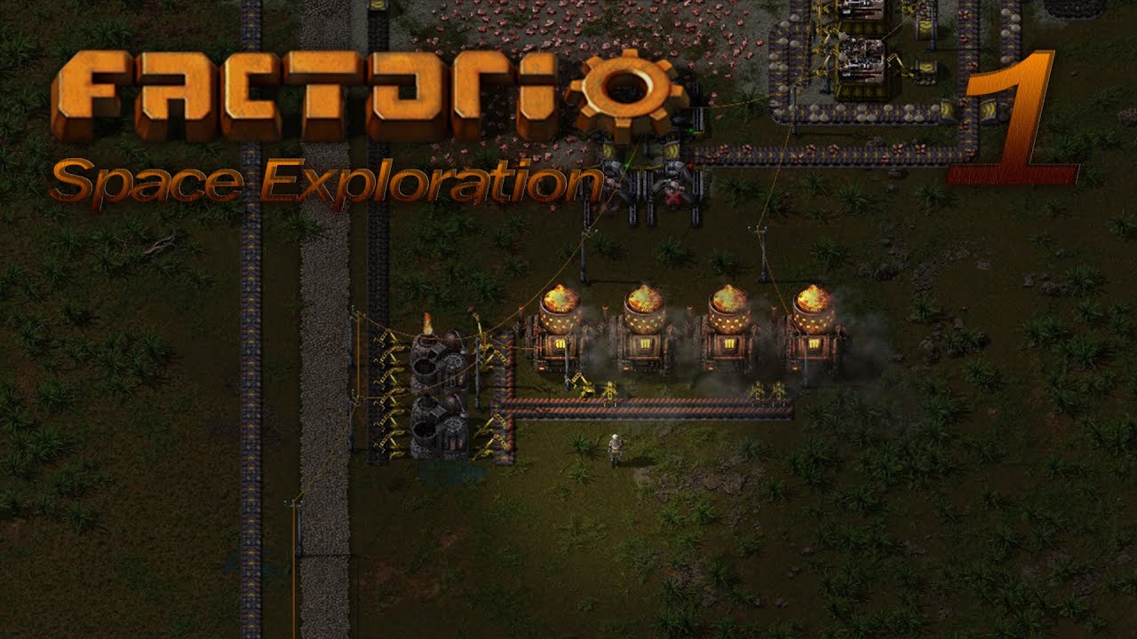 Factorio Space Exploration EP 1 | Getting Up off the Ground - YouTube