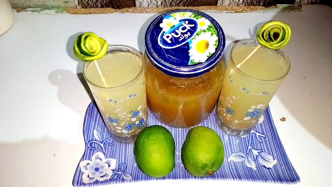 carry ka sharbat banany ka tareeka how to make carry juice YouTube