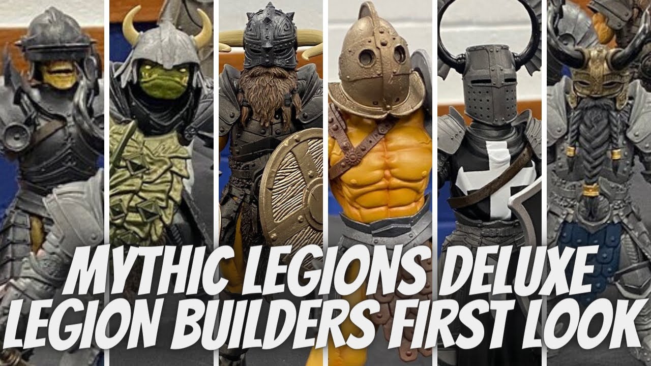 Mythic Legions Deluxe Legion Builders First Look!! YouTube