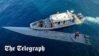 video: Watch: Narco submarine containing 3.6 tonnes of cocaine and two dead bodies seized