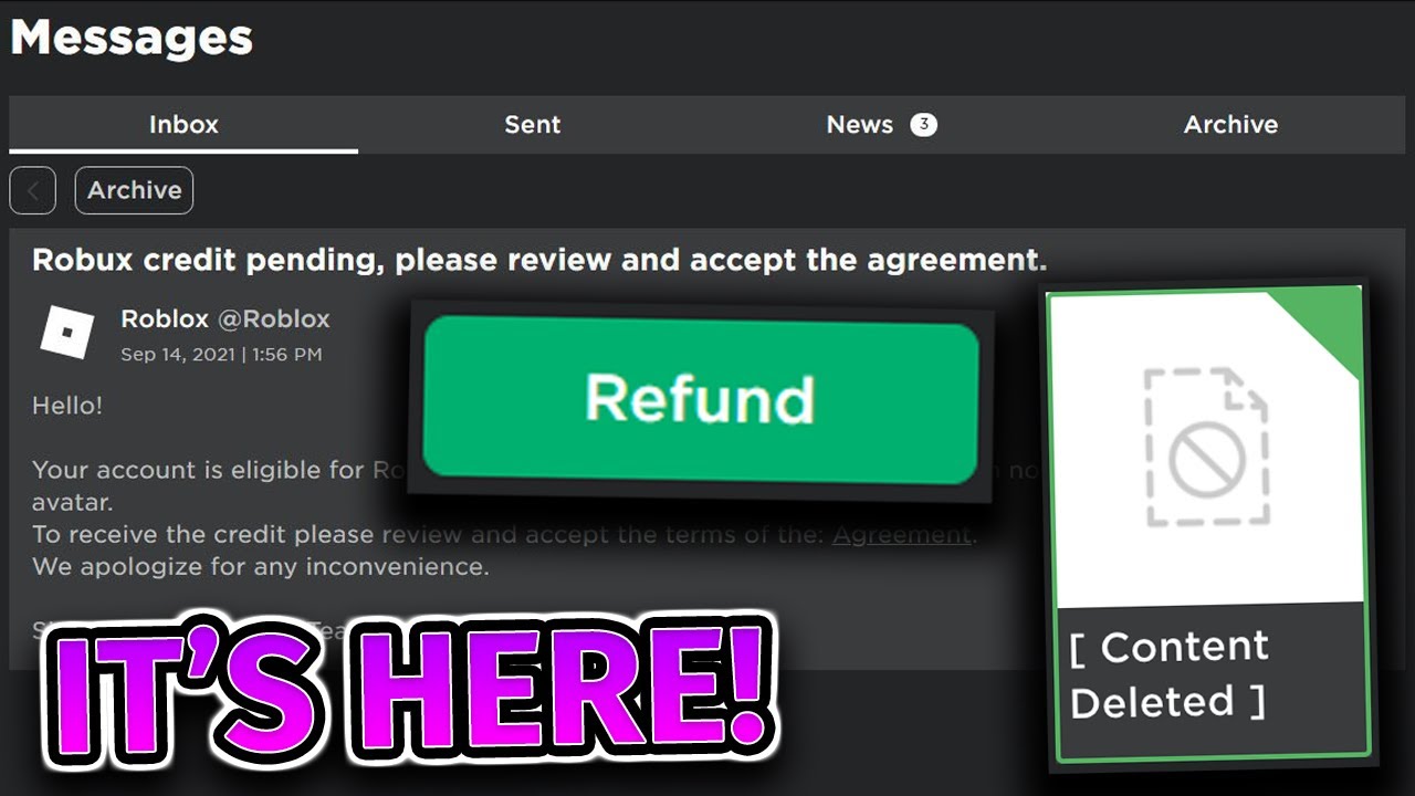 Roblox refund feature is here 
