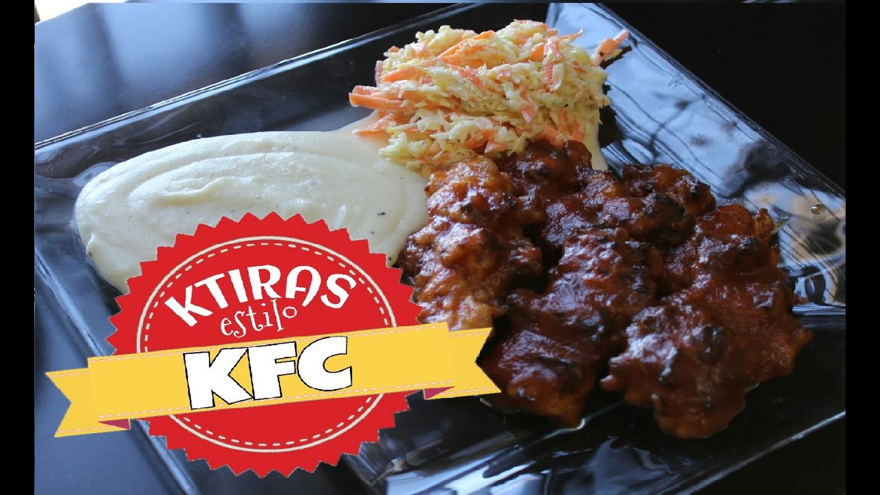 KTIRAS EN SALSA BBQ/CHIPOTLE, PURE Y ENSALADA ESTILO KFC ¡¡VEGANAS!! -  YouTube