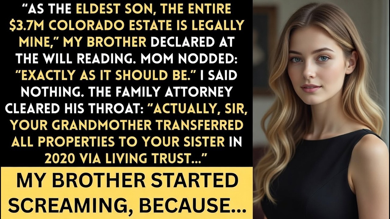 [FULL STORY] At The Will Reading, My Brother Claimed The $3.7M Estate— Then The Trust Attorney Spoke