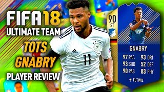 Fifa 18 Tots Gnabry 90 Player Review Fifa 18 Ultimate Team