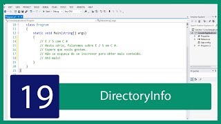 C# Tutorial de IO #19 - Usando A Classe DirectoryInfo