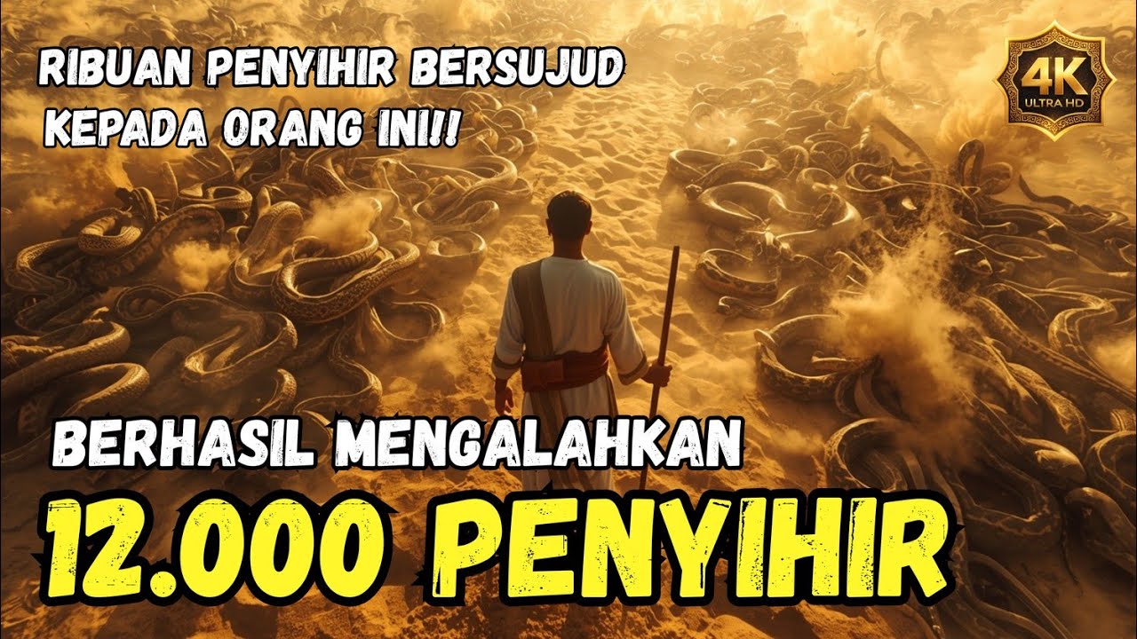12.000 Penyihir Kalah Dan Harus Tunduk Kepada Nabi Ini!!