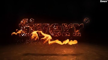 Create stylish fire opening introduction video - Best Logo Animation service