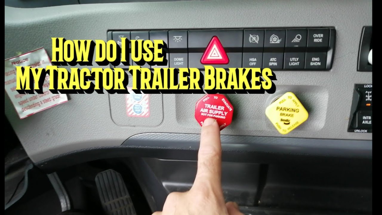 Swift⚡ Cr England. Tractor  Trailer Brakes. How I Use Them