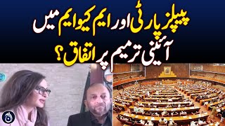 PPP, MQM agree on constitutional amendment? - Aaj News