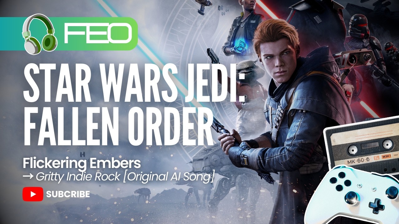 STAR WARS JEDI: FALLEN ORDER | Flickering Embers | Gritty Indie Rock (Original Song)