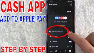 ✅ How To Add Cash App To Apple Pay 🔴