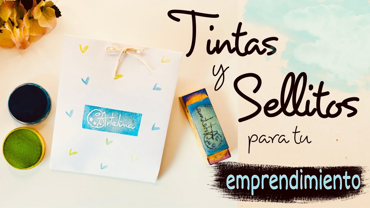 Sello de LOGOTIPO DIY| cómo hacer Tintas y sellos | cómo hacer tintas para sellos