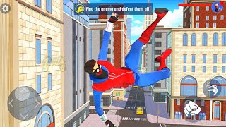 Super Spider Fighting Hero Protect Vice Town Game 2026 - Android Gameplay screenshot 2