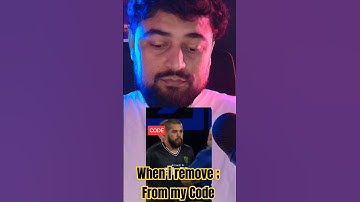 When i remove ; semicolon from my code #corporate #employeelife