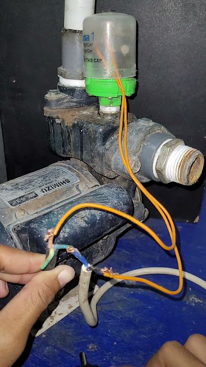 Memasang Kabel Pompa Air Manual Menjadi Otomatis #shorts