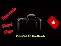 Cute girl at the beach
