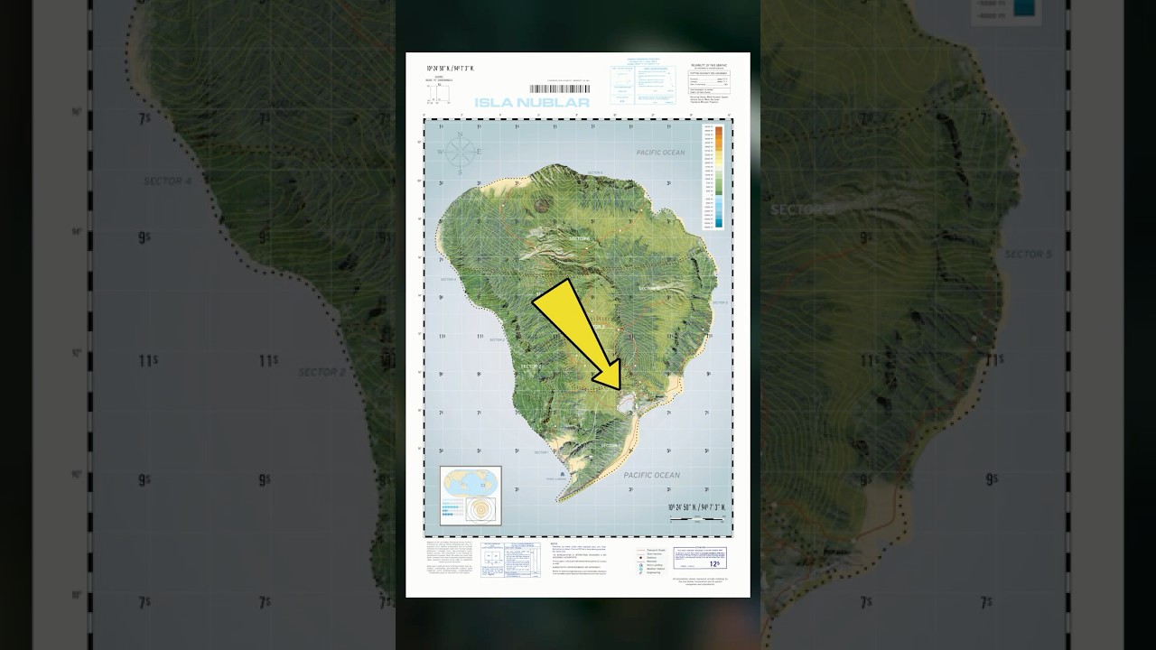 🦖 Малоизвестные факты о юрском периоде №17 — Карта Fallen Kingdoms 🦕