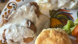 Chicken Fried cutlets & Homemade Gravy Just Like Grandma Made! 🤎 Chicken Fried cutlets & Homemade Gravy Just Like Grandma Made! 🤎