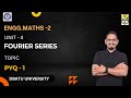 Dbatu University | M2 | Fourier Series PYQ | Dec 19 Q 4-a | Apna Maths Wala-Thakur sir