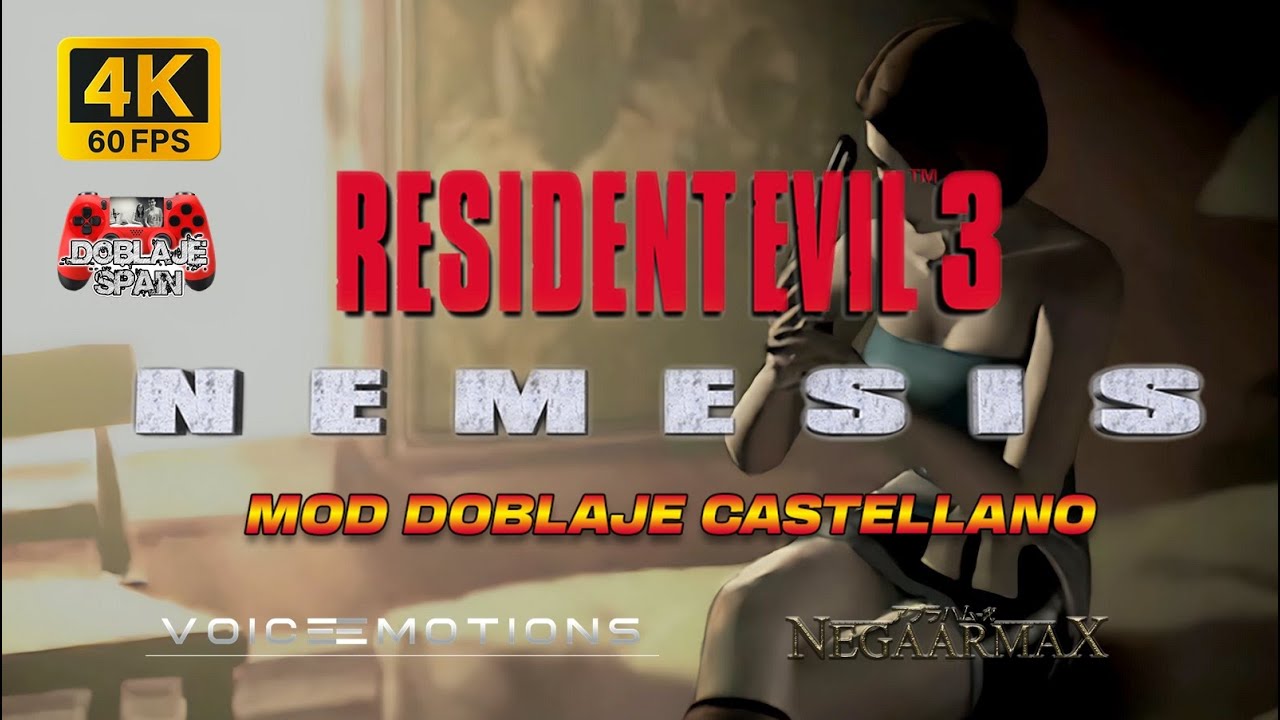 Resident Evil 3 Nemesis 1999 | Trailer 2025 | Mod Castellano - (DoblajeSpain) - PC GOG - 4K 60FPS