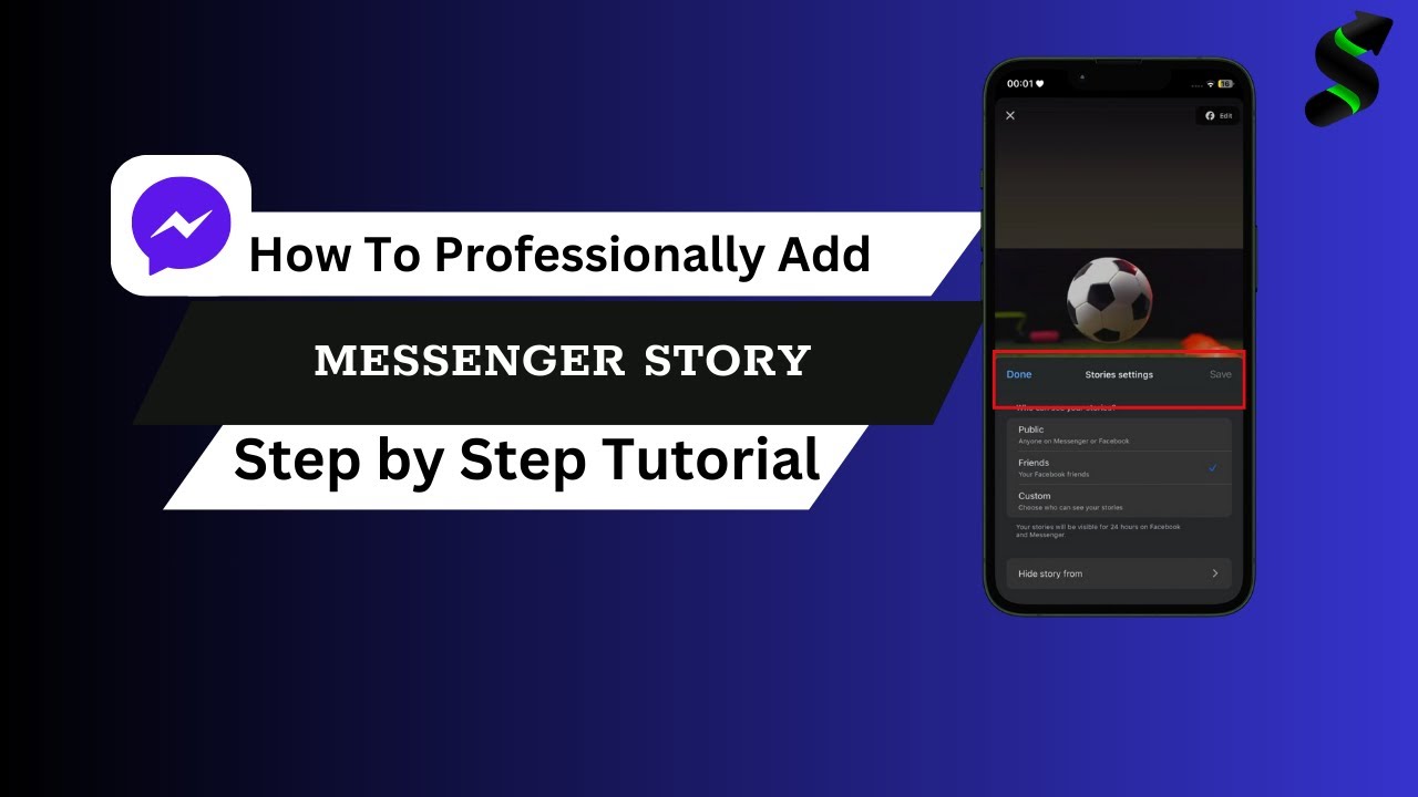 Как добавить историю из Facebook в Messenger менее чем за 1 минуту
