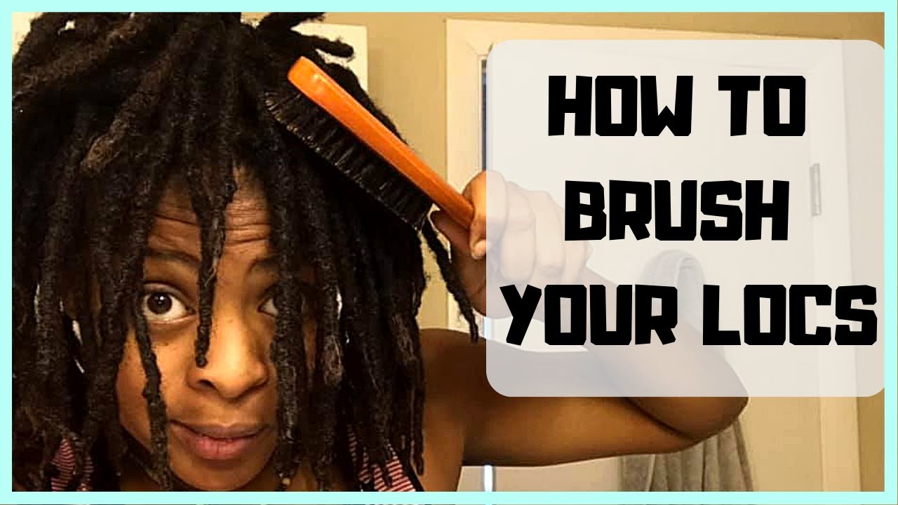 How to Brush Your Locs | Loc Maintenance Tip | Frizz Control Trick