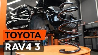 Wie TOYOTA RAV 4 3 (XA30) Federn vorne wechseln [AUTODOC TUTORIAL]