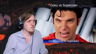 Goku vs Superman. Epic Rap Battles of History (Reaction)