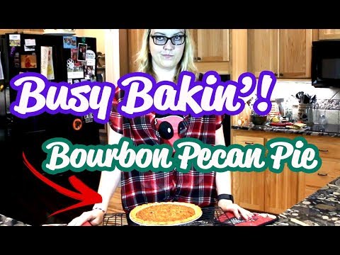 CHOCOLATE BOURBON PECAN PIE | Busy Bakin'!