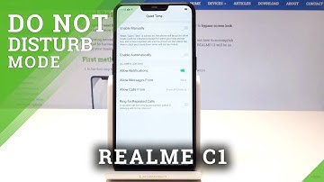 How to Set Silent Mode on REALME C1 - DND Mode / Audio Modes