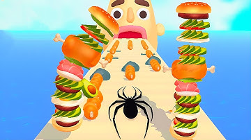 Sandwich Runner - SpeedRun All Levels Gameplay Walkthrough Android,ios New Update Ep4