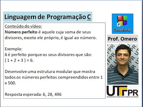 [Linguagem C] Aula 58: Funções - Número perfeito