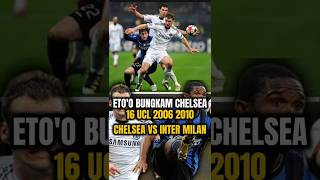 Eto'o bungkam chelsea 16 besar ucl 2009 2010 chelsea vs inter milan