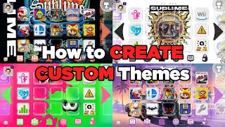 How to CREATE CUSTOM Themes for Wii U! (Aroma Enviroment)