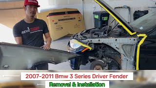 2007–2011 BMW 3 Series (E90) Driver Fender Removal & Installation | DIY Guide