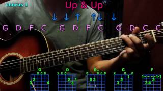 up & up coldplay guitar chords