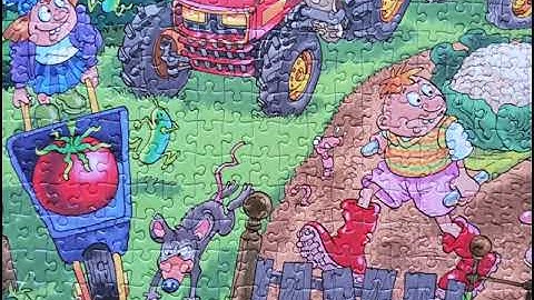 Wasgij Original 32 Puzzle Solution - The Big Weigh In