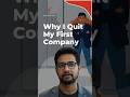 Why I Quit My First Company #sharpenertech #itcareer #podcast #coding