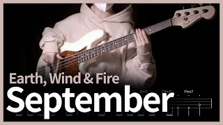 399. Earth, Wind & Fire - September 【★★★☆☆】 (Bass Cover) | 베이스 악보[TAB]