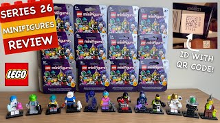 LEGO Minifigures Series 26 Space - Review and Identifying Using QR Codes